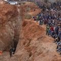 Zona del pozo en Marruecos donde cayó el niño Rayan
