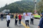 Protesta cafeteros del Tolima