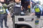 Video: Momento en que patrullero de la policía y un agente de tránsito discuten ante posibles irregularidades en Neiva
